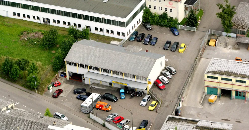Das Areal von oben